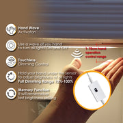 Under Cabinet Lighting Kits, Hand Sweep Activated, 6000K Cool White,3PCS