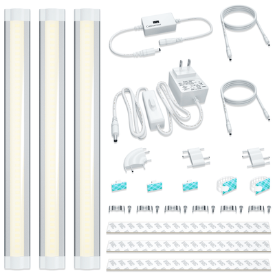 Under Cabinet Lighting Kits, Hand Sweep Activated, 4000K Daylight White,3PCS