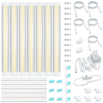 Under Cabinet Lighting Kits, Hand Sweep Activated, 3000K Warm White,6PCS