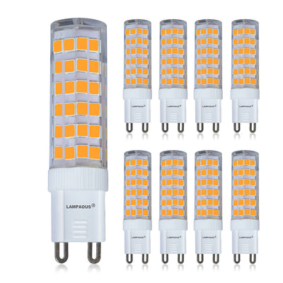 G9 LED Light Bulb, 7W ,450lm, 3000k Warm White, 8pcs