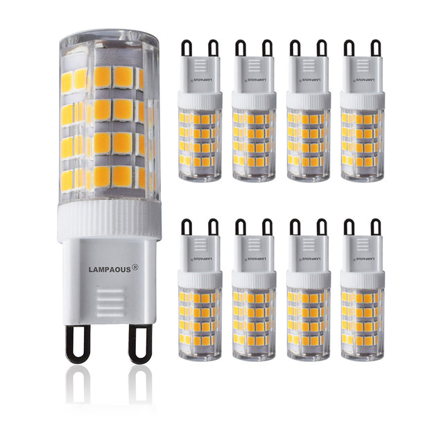 G9 LED Light Bulb, 5W ,400lm, 3000k Warm White, 8pcs